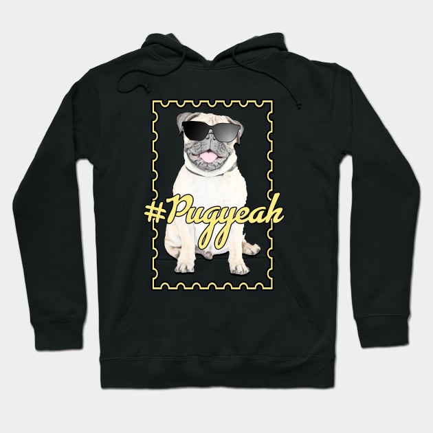 Pug Yeah Hoodie by BoxcutDC